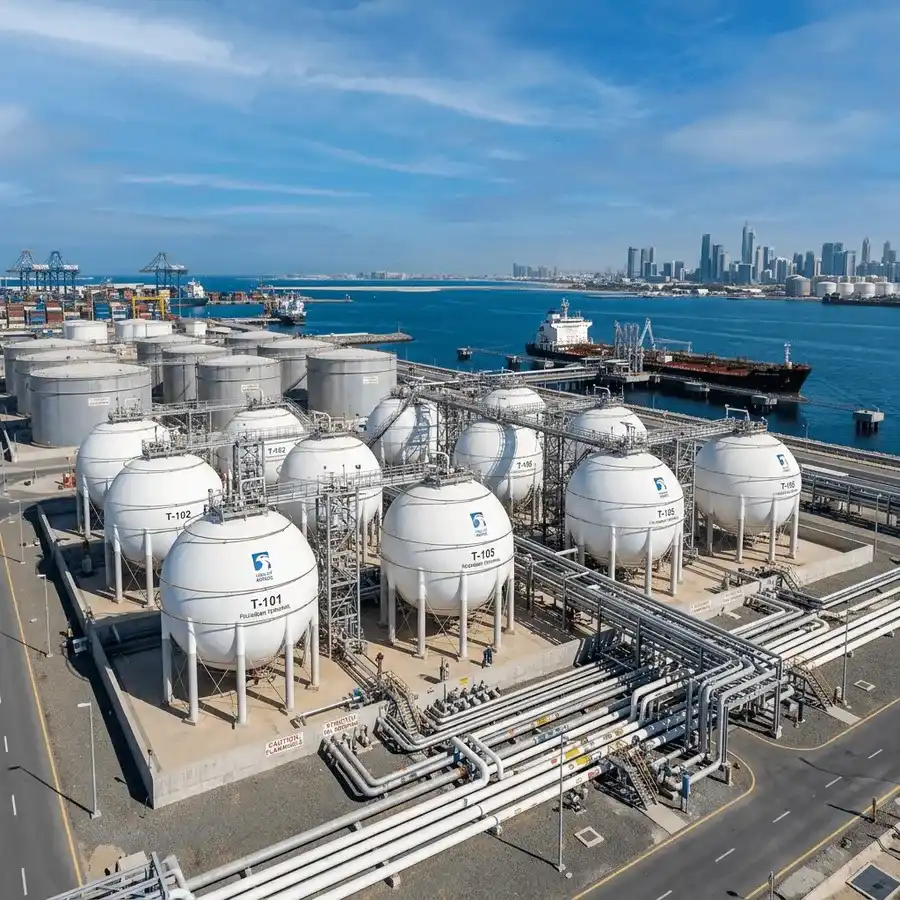 Vibrant Petrochem Storage Terminal in UAE